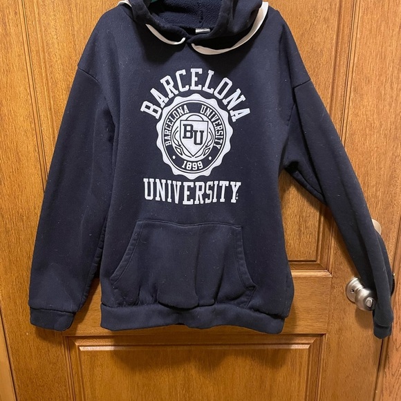 Tops - Women’s Navy Barcelona University Hoodie